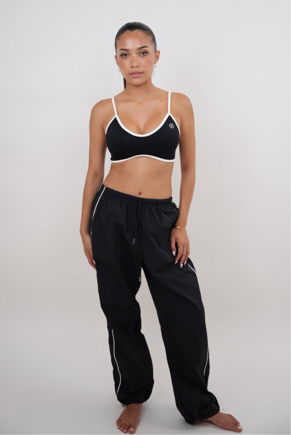 I Accept Change with Grace Black Versatile Relaxed Fit Pant