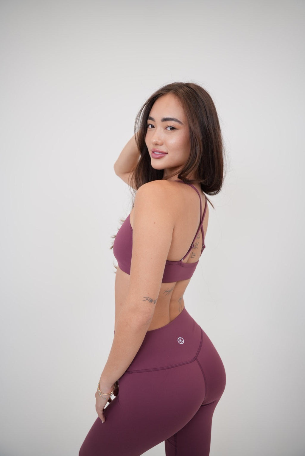 My Time Is Divine Plum Sculpt V-Waist Legging