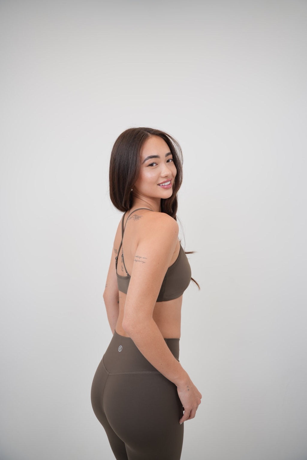 My Time Is Divine Brown Cross-Back Butter Soft Bra