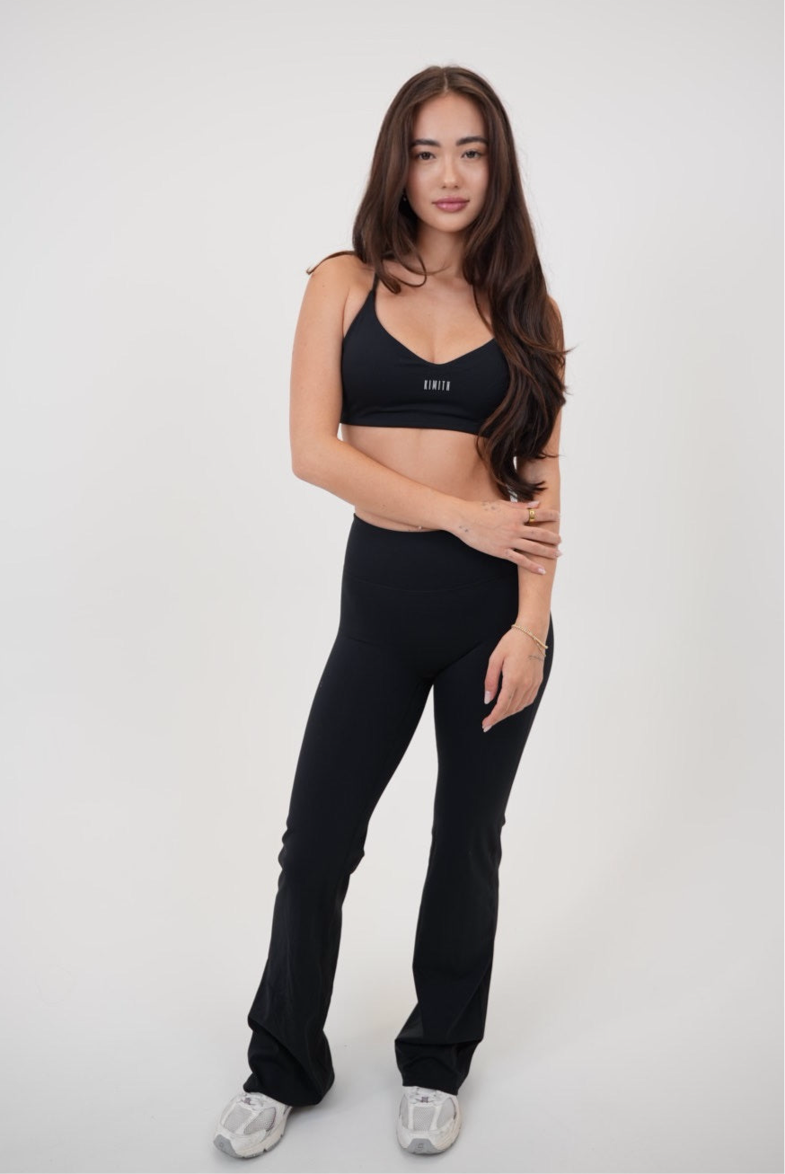 I Live in Luxury Black Flare Pant