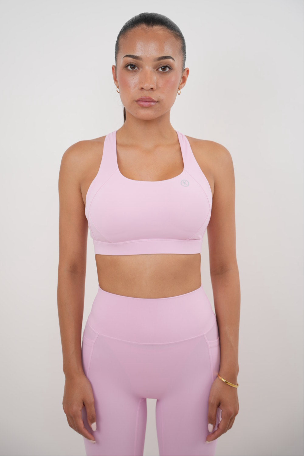 I Am Glowing Pink Blossom Quick Dry Butter Bra