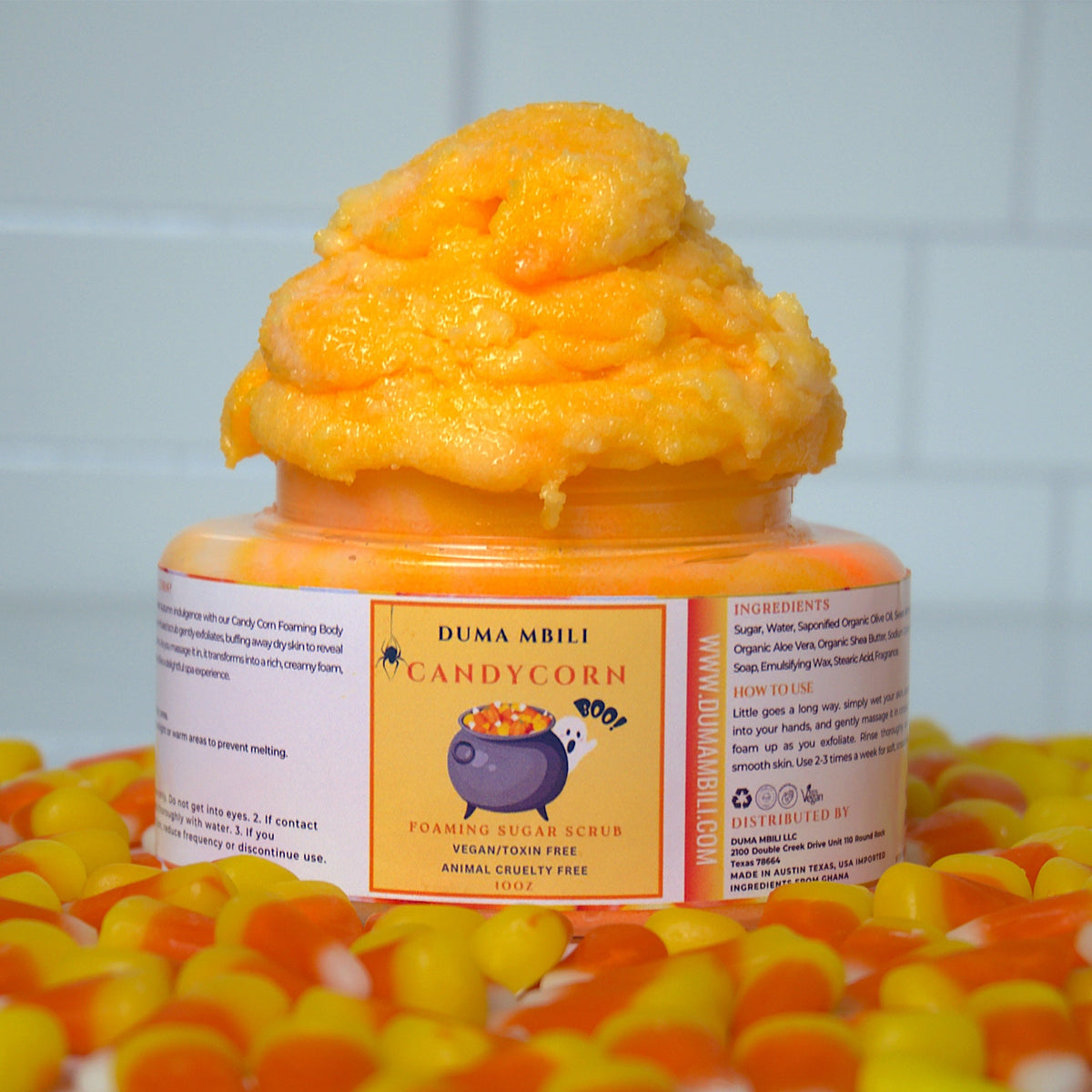Candy Corn Foaming Sugar Scrub