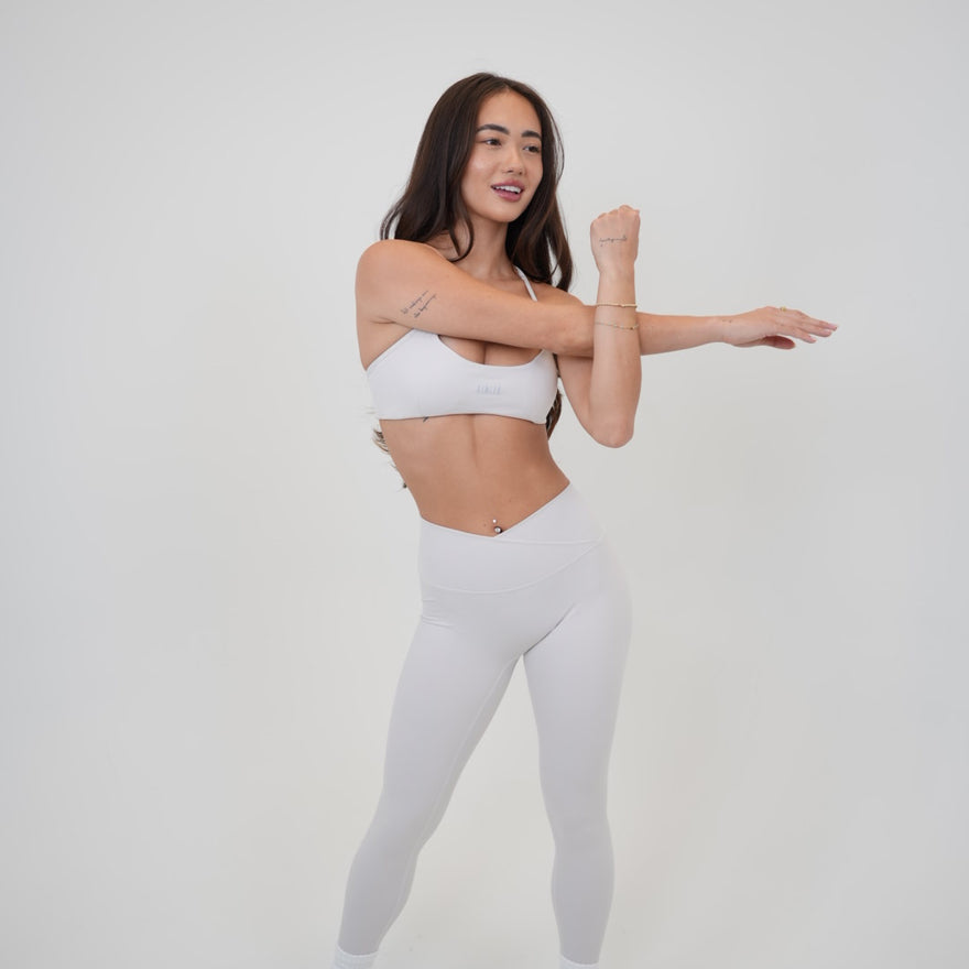 My Time Is Divine Lime White Sculpt V-Waist Legging