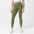 Risea - High-Rise with Pocket Leggings - Sage