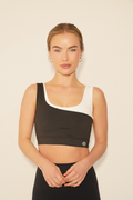 I Am Evolving Colorblock Quick Dry Butter Black Bra