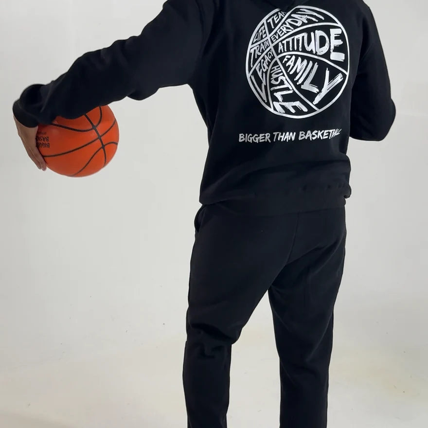 Bigger Than Basketball - Hoodie - Black