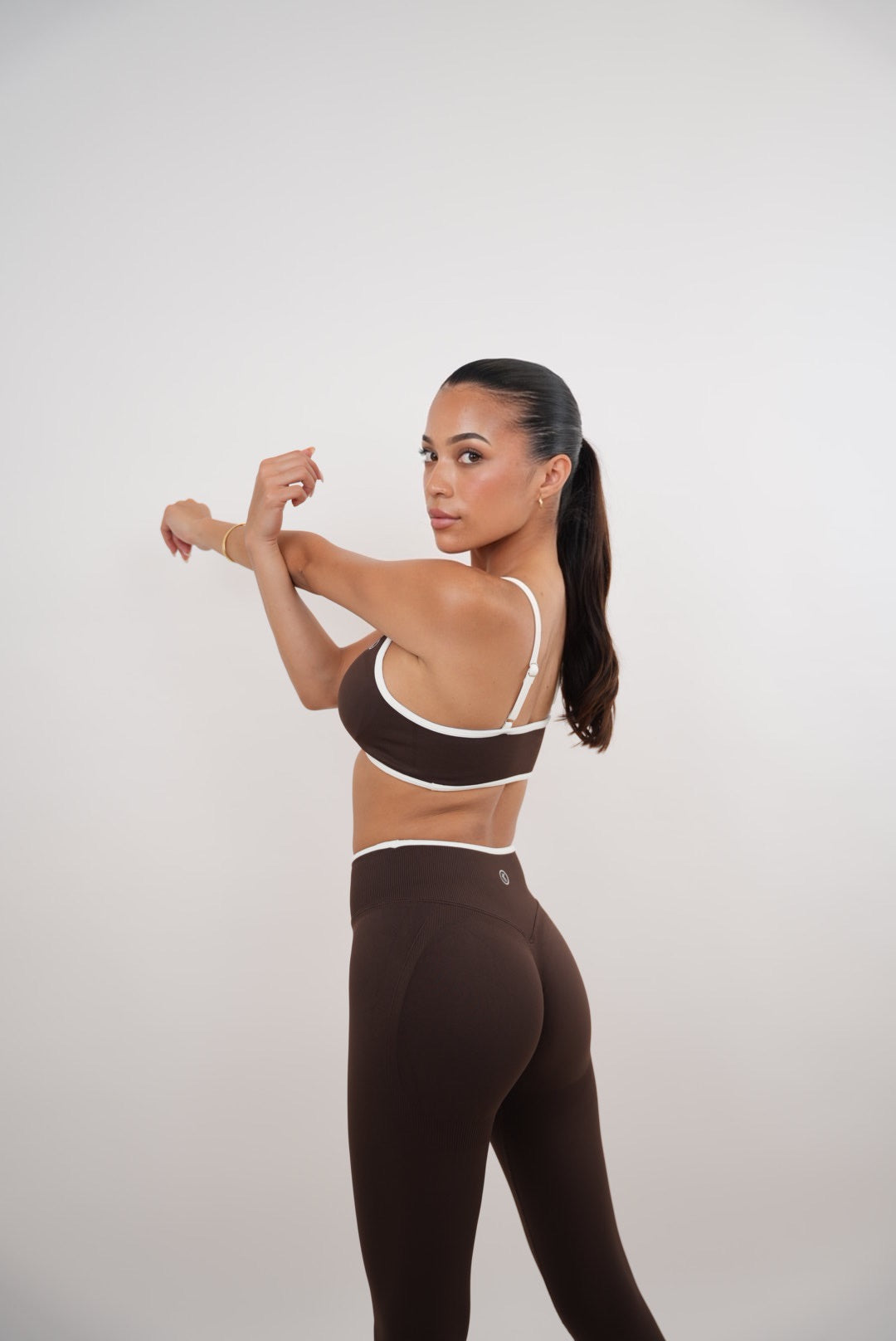 Passion is Power Brown Legging
