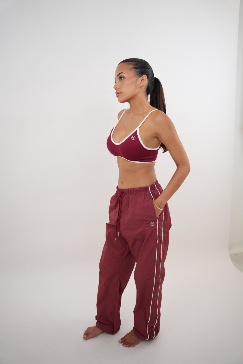 I Accept Change with Grace Red Versatile Relaxed Fit Pant