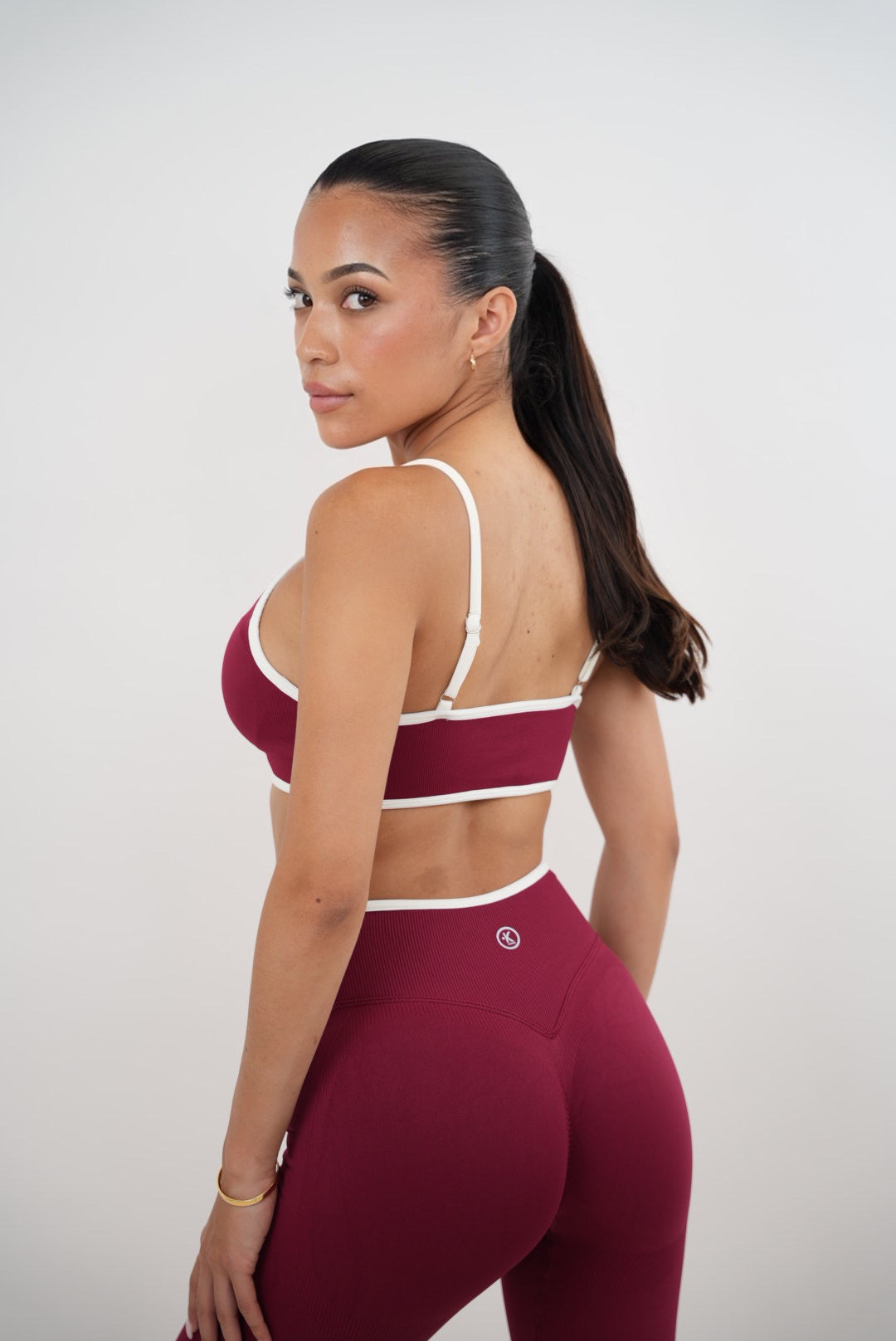 Passion is Power Red Sports Bra
