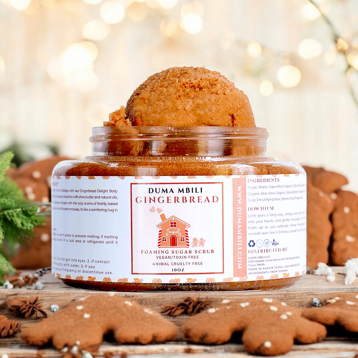 Gingerbread Foaming Sugar Scrub